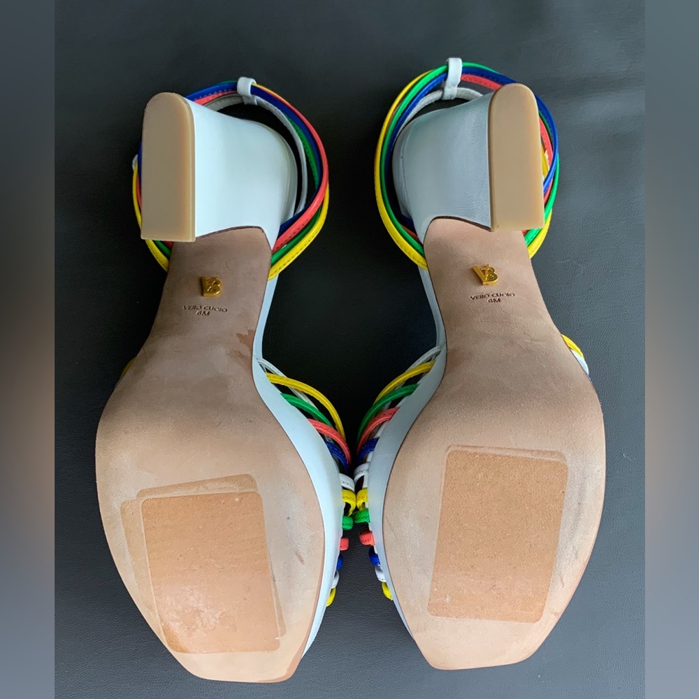 Veronica Beard “Fletcher” multicolor platform heels - Picture 7 of 8